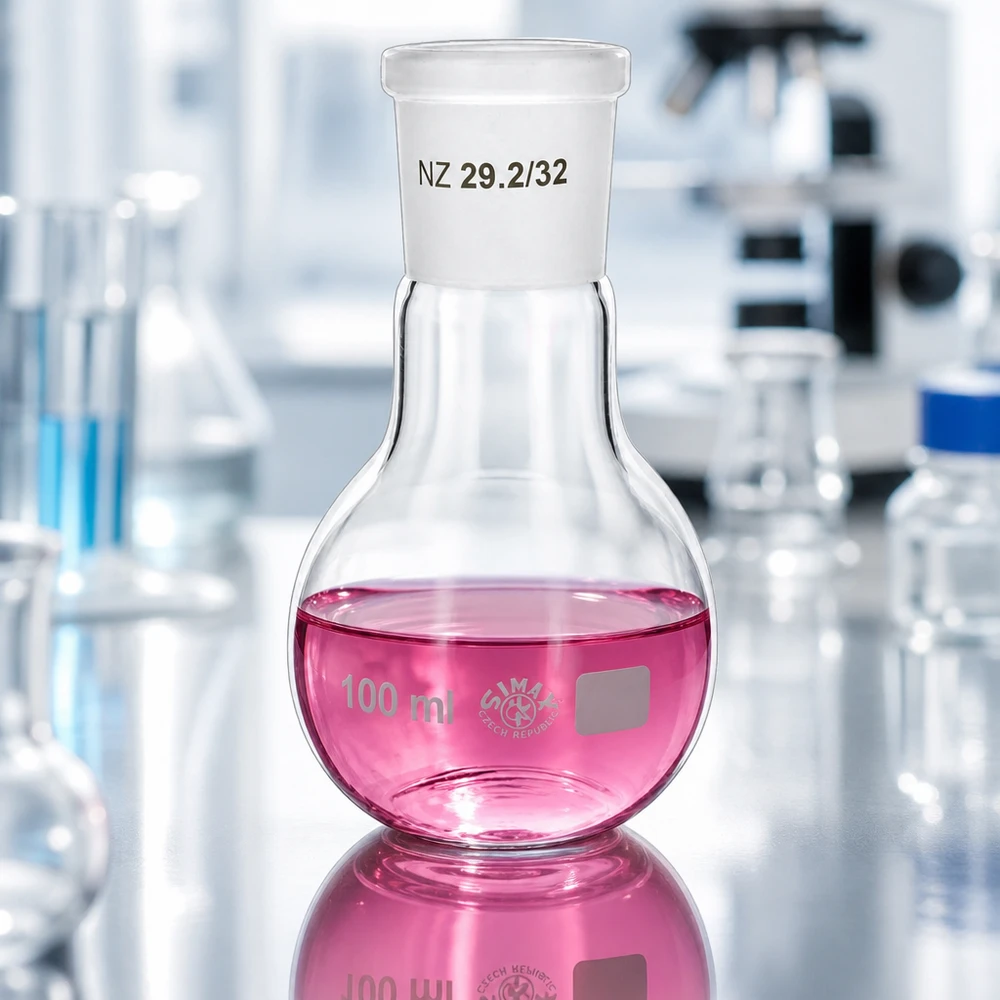 Stehkolben 100ml mit Normschliff (29/32) Stehkolben 100ml Glas mit Normschliff NS 29/32 für professionelle Laboranwendungen bei Pacadura.de