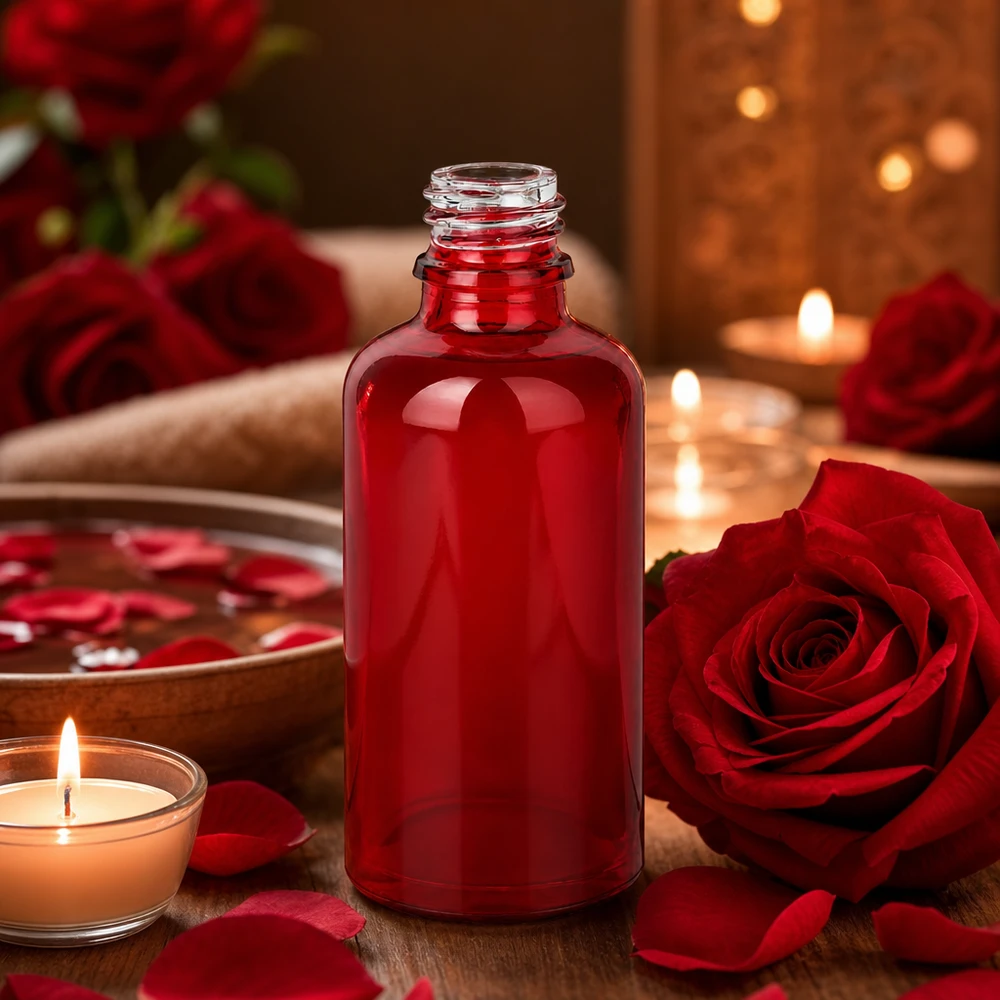 50ml Apothekenflasche RedLine UT18/50 UNiTWIST 50ml Apothekerflasche RedLine UT18/50 UNiTWIST Glas rot für professionelle Anwendung im Fachhandel