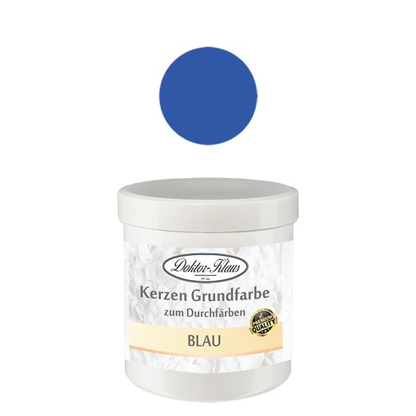 Doktor-Klaus Kerzengrundfarbe Blau, 7gr, in Dose Doktor-Klaus Kerzengrundfarbe Blau, 7gr, in Dose