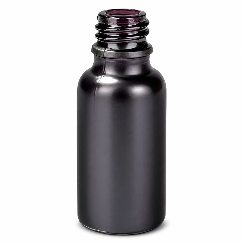 20ml Apothekerflasche BlackLine Violettglas UT18/20 UNiTWIST für professionellen Einsatz im Fachhandel