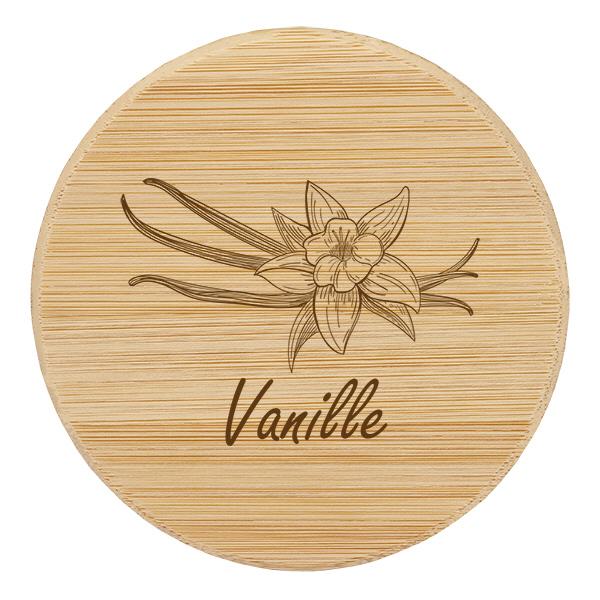Holzdeckel "Vanille" für WECK RR60