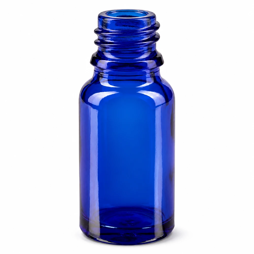 Tropfflasche 10ml DIN 18 BLAUGLAS 10ml blaue Apothekenflasche aus ApoGlas für professionelle Anwendung im Fachhandel bei Pacadura