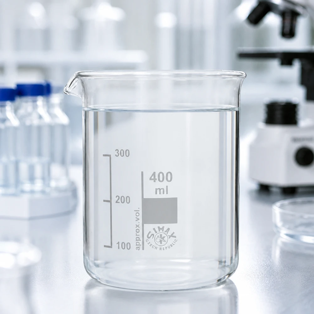 Becherglas 400ml Borosilikatglas, niedrige Form Becherglas 400ml Borosilikatglas niedrige Form für Labor und Industrie bei Pacadura.de Fachhandel