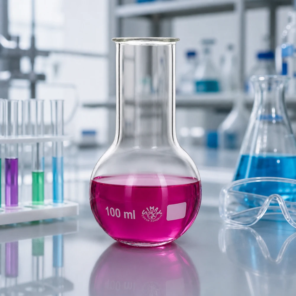 Stehkolben 100ml Weithals Borosilikatglas Laborausstattung für professionelle Anwendung bei Pacadura