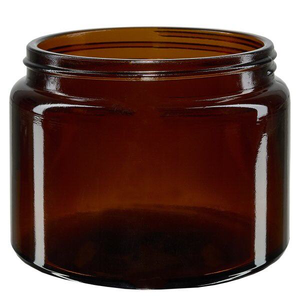 500ml Glastiegel. braun ohne Deckel, Gewinde 100mm/R3 ApoGlas 500ml Glastiegel. braun ohne Deckel, Gewinde 100mm/R3 ApoGlas