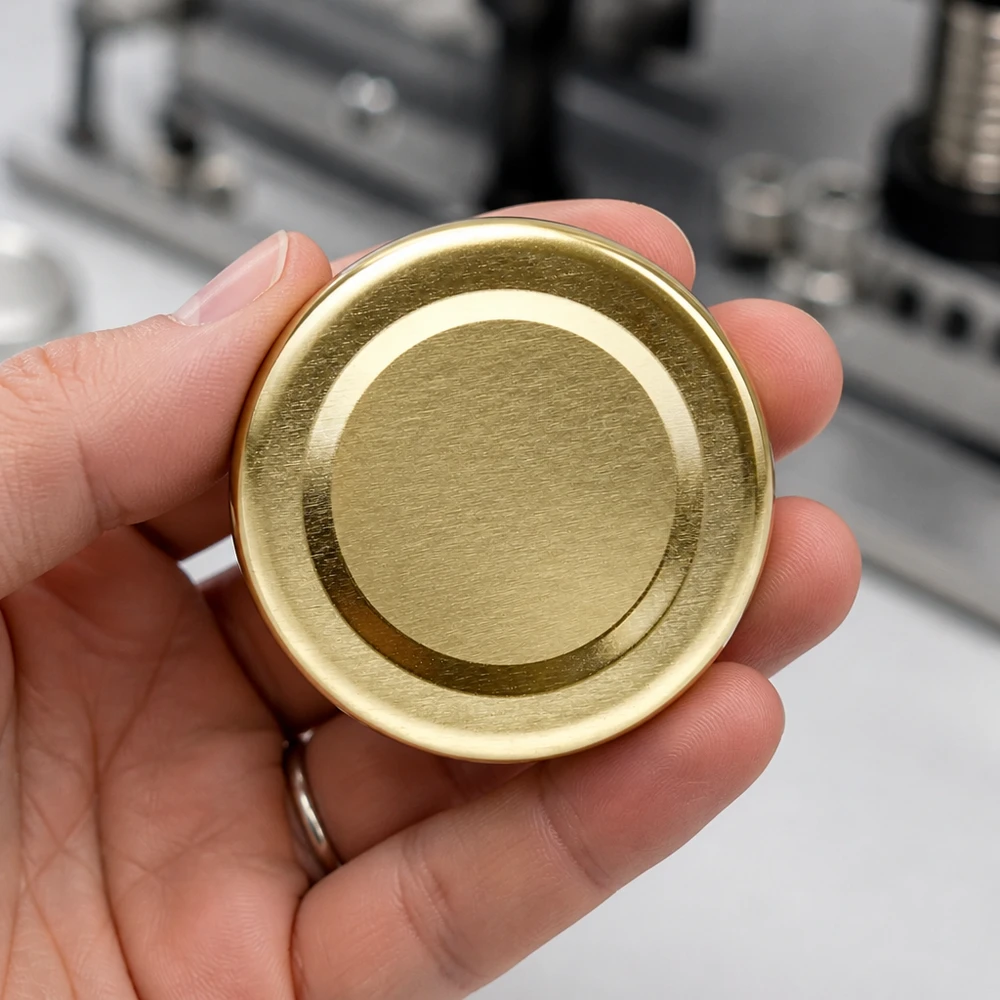 48mm BasicSeal Deckel gold (TO48) UNiTWIST 48mm BasicSeal Twist-Off Deckel TO48 gold Metalldeckel für Einmachgläser gewerblicher Einsatz Pacadura