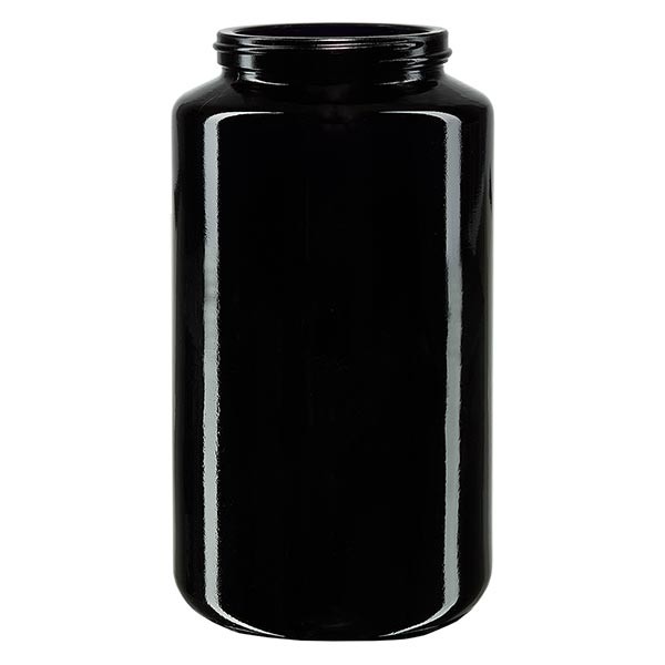 Weithalsdose Violettglas 500ml, ohne Deckel