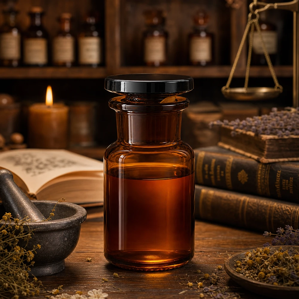 Rundschulterfl. 50ml braun Weithals Glasstopfen Braune Weithalsflasche 50ml aus Glas mit Glasstopfen für professionellen Laboreinsatz im Fachhandel