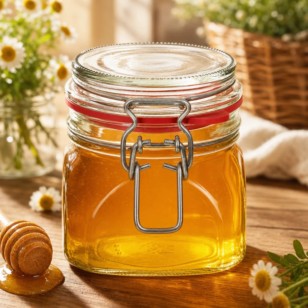 370ml Vorratsglas Typ G mit Bügelverschluss UN.. 370ml Vorratsglas mit Bügelverschluss aus robustem Glas für professionelle Lebensmittellagerung im Gewerbeeinsatz