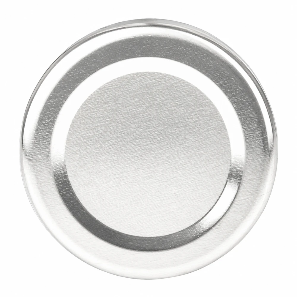 43mm BasicSeal Deckel silber (TO43) UNiTWIST 43mm TO43 BasicSeal Twist-Off Deckel silber aus Weißblech für gewerbliche Abfüllung in großen Mengen