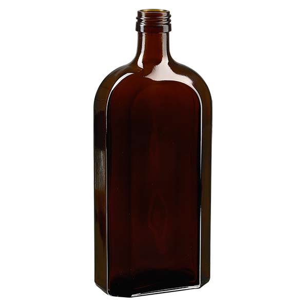 500 ml Meplatflasche braun PP28 500 ml Meplatflasche braun PP28
