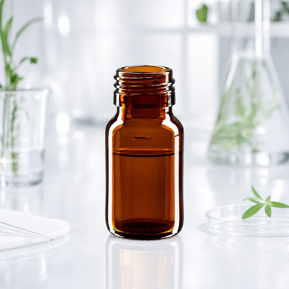 30ml Medizinflasche braun aus Glas ohne Verschluss PP28 für professionelle pharmazeutische Anwendung