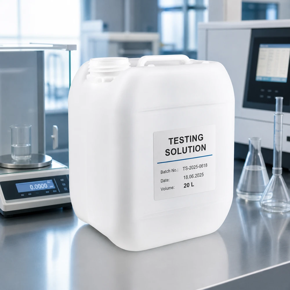 Kanister 5 Liter ohne Verschluss Weißer 5-Liter-Kunststoffkanister ohne Verschluss für professionellen Laboreinsatz bei Pacadura
