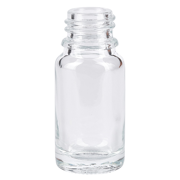 10ml Apothekerflasche ClearLine aus Klarglas DIN18 UNiTWIST für gewerblichen Einsatz