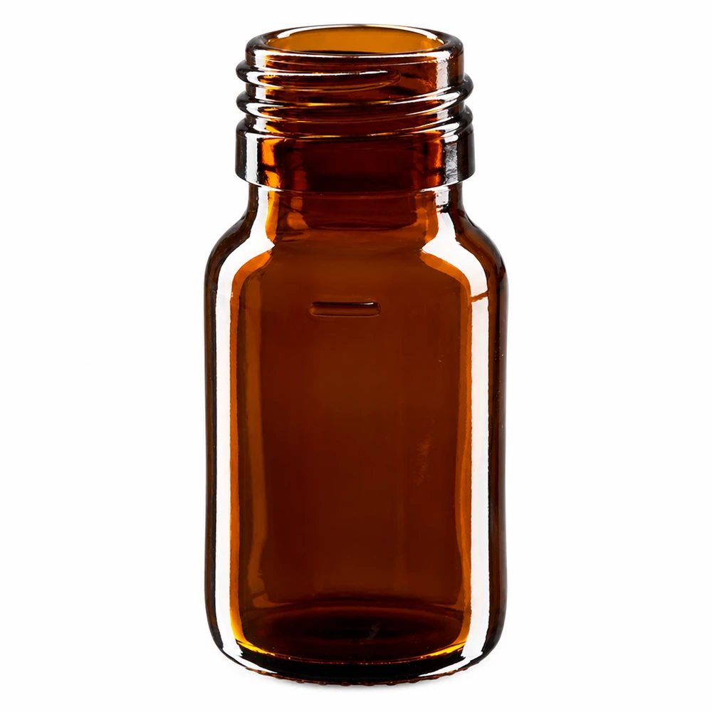 30ml Medizinflasche braun, ohne Verschluss PP28 ApoGlas 30ml Braunglas Medizinflasche ohne Verschluss PP28 Gewinde für pharmazeutische Anwendungen bei Pacadura
