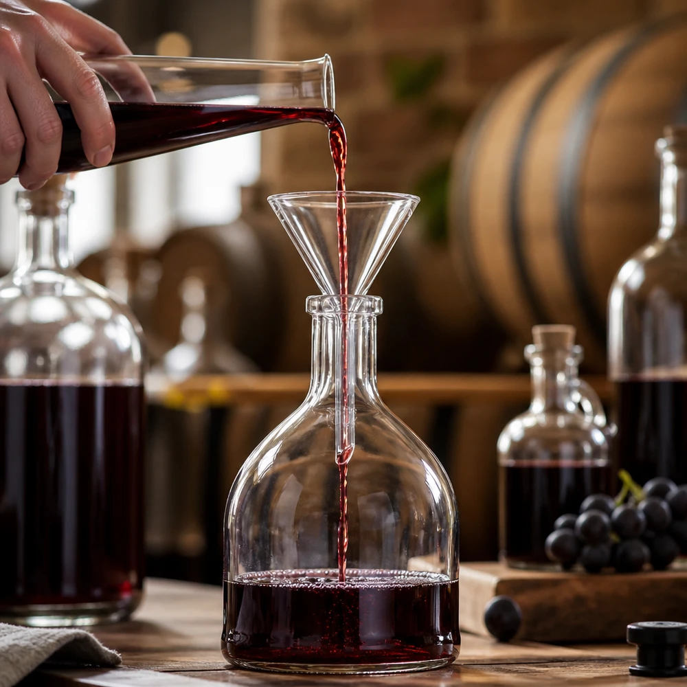 Trichter ø45mm Kalk-Soda, Winkel 60°, Kurzstil Glastrichter 45mm Durchmesser Kalk-Soda-Glas 60° Winkel Kurzstiel für professionelle Laboranwendungen Pacadura