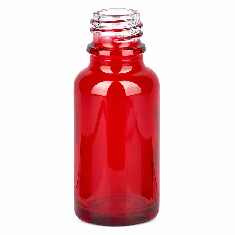 20ml Apothekenflasche RedLine UT18/20 UNiTWIST 20ml Apothekenflasche RedLine Glas rot UT18/20 UNiTWIST Gewinde für professionelle Anwendung Pacadura
