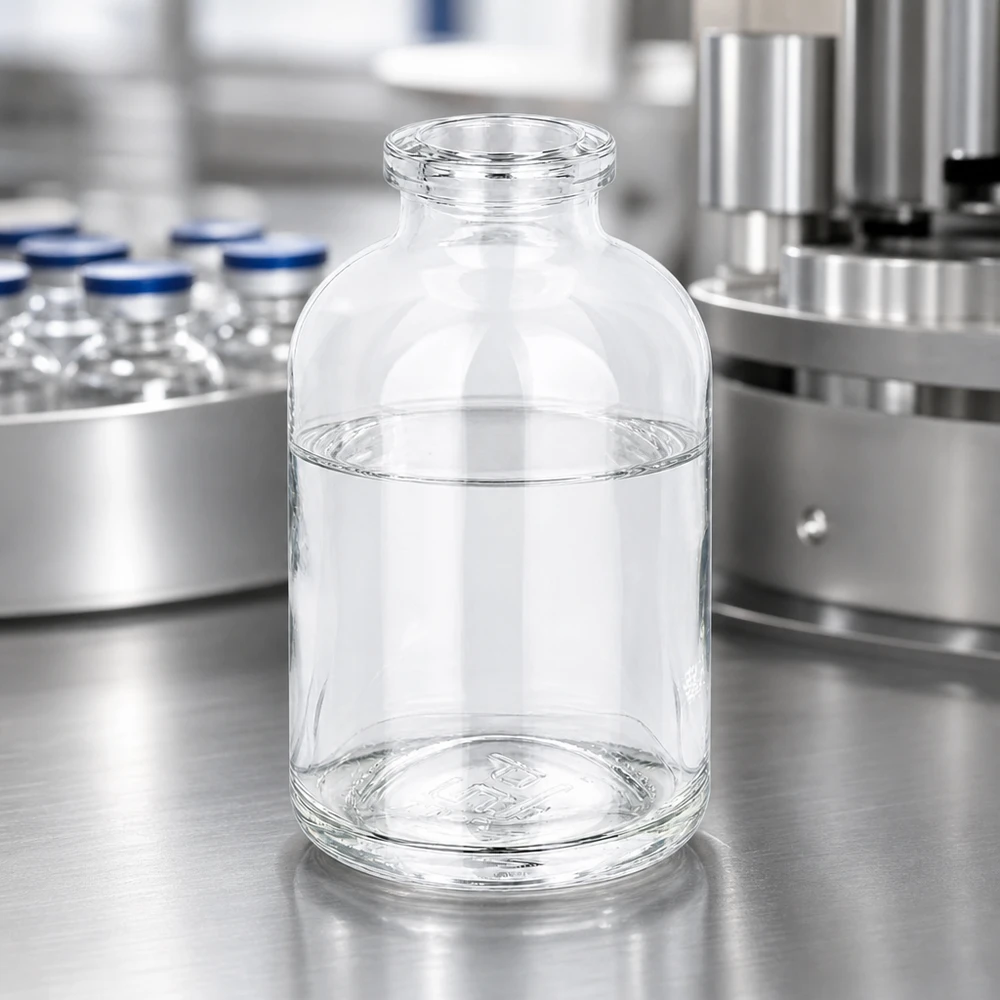 Injektionsflasche Klarglas 50ml Injektionsflasche Klarglas 50ml für pharmazeutische und gewerbliche Anwendungen auf Pacadura.de