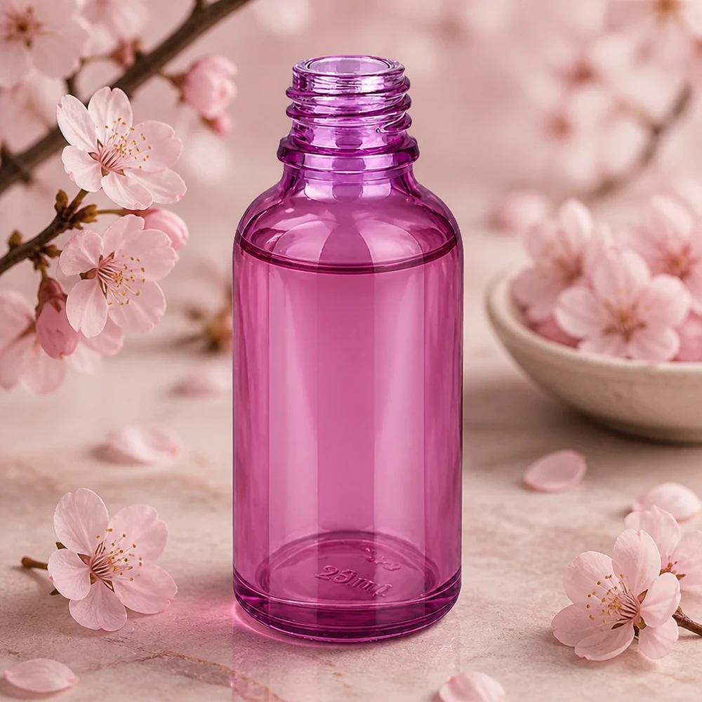 30ml Apothekenflasche PurpleLine UT18/30 UNiTWIST 30ml Apothekerflasche violett Glas UT18/30 UNiTWIST Gewinde für professionelle Kosmetik und Pharmazie