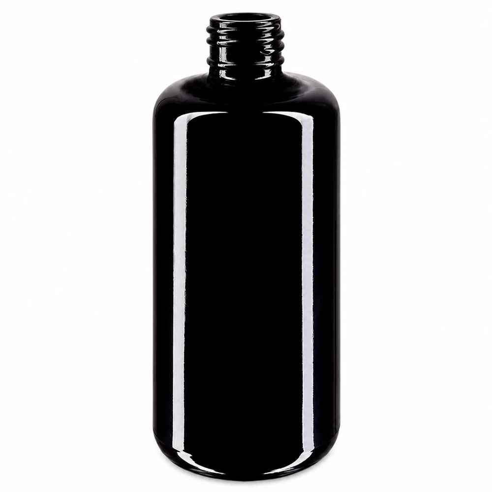 Violettglas Flasche 200ml 410/24 200ml Violettglas Kosmetikflasche Draco Miron für professionelle Kosmetikprodukte und Gewerbeanwendungen