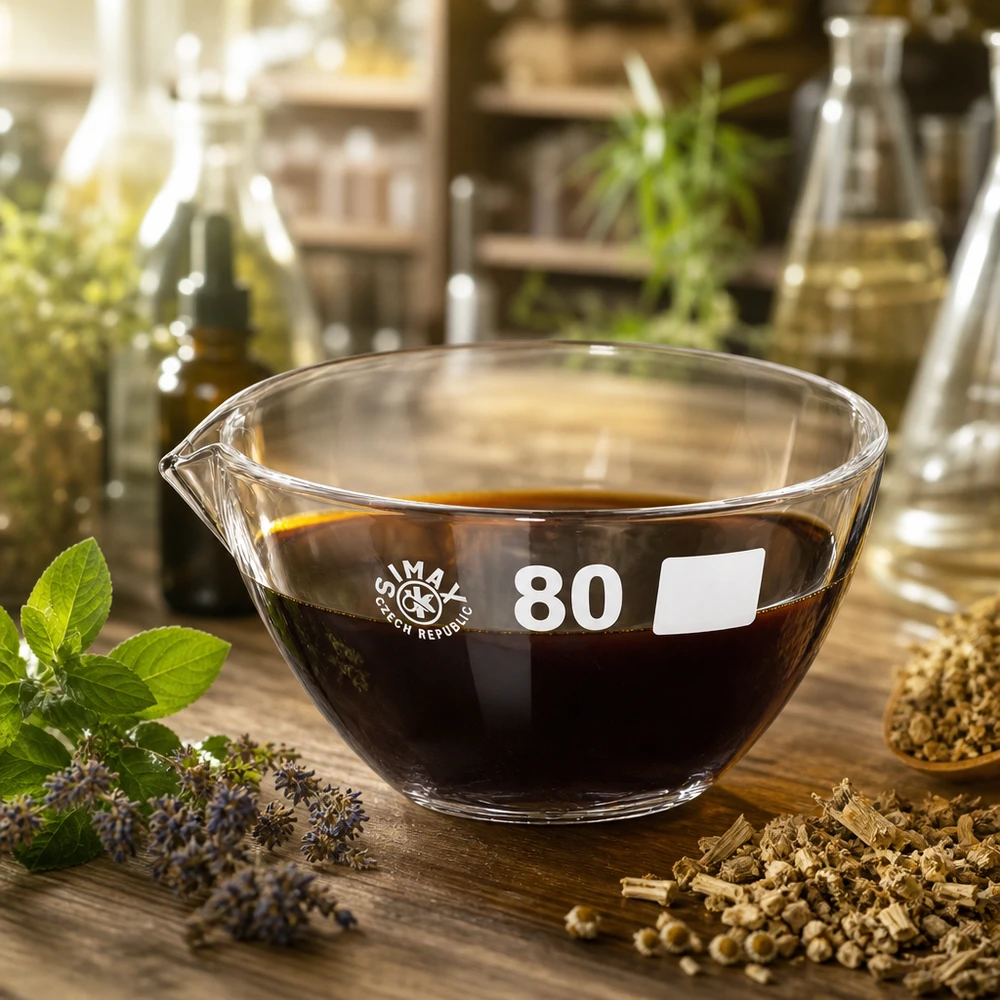 Abdampfschale 90ml Borosilikat mit Ausguss ø80mm für Labor und professionelle Anwendungen bei Pacadura