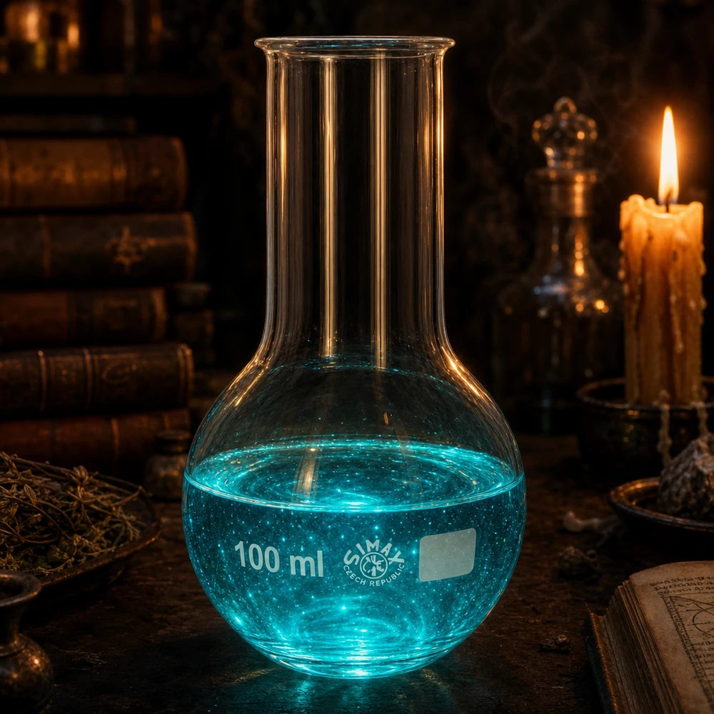 Stehkolben 100ml Weithals aus Borosilikatglas für professionelle Laboranwendungen bei Pacadura