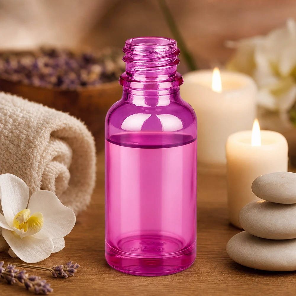 20ml Apothekenflasche PurpleLine violettes Glas UT18/20 UNiTWIST Gewinde für professionelle Anwendung