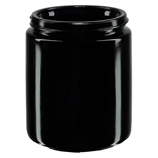 Weithalsdose+ Violettglas 250ml, ohne Deckel