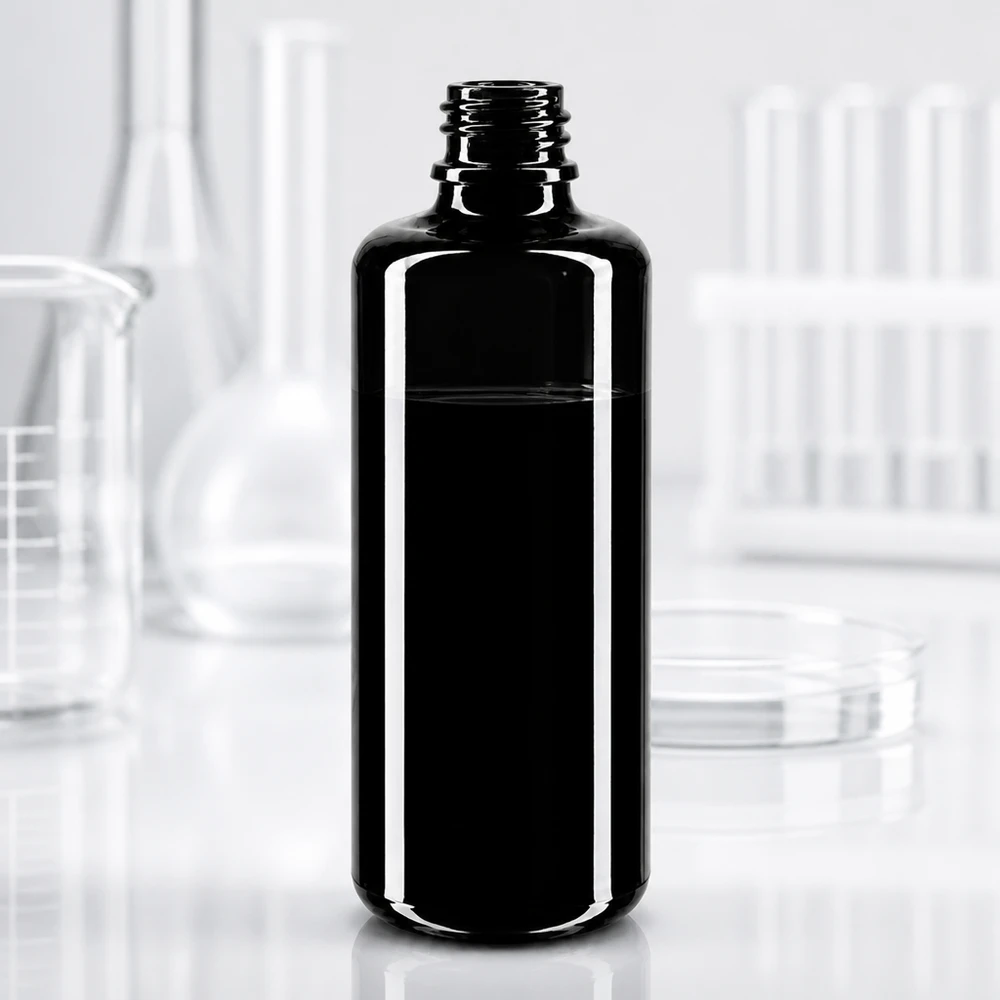 Violettglas Flasche 50ml DIN 18 (Mironglas) 50ml Tropfflasche Orion aus hochwertigem Violettglas Miron für professionelle Anwendungen im Fachhandel