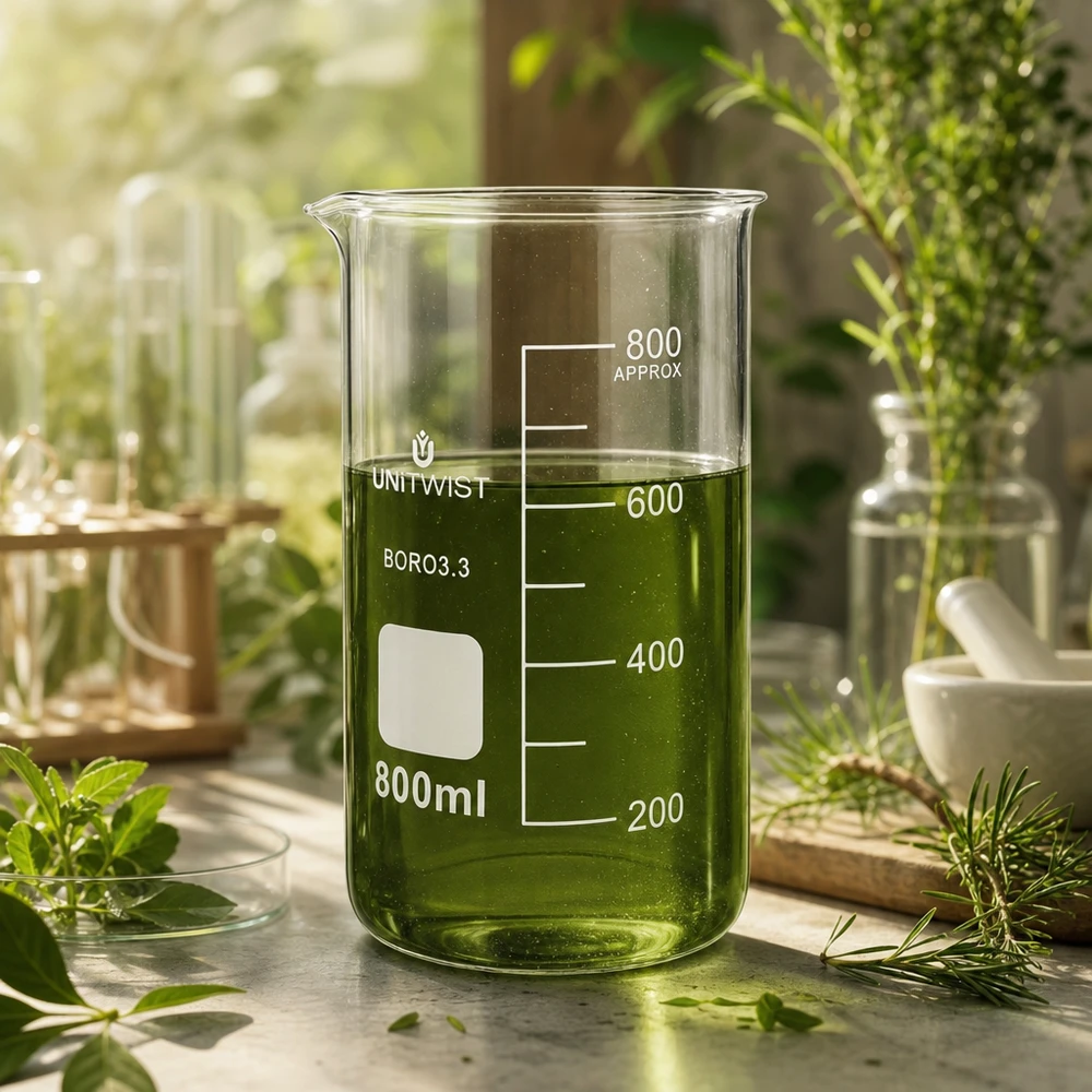 Becherglas 800ml Borosilikat hohe Form UNITWIST für professionellen Laboreinsatz im Fachhandel