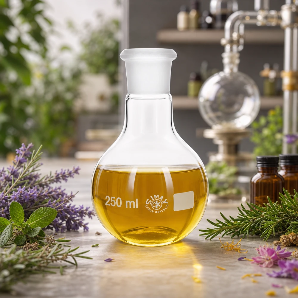 Stehkolben 250ml Borosilikatglas NS 29/32 Normschliff für Labor und Destillation professioneller Einsatz