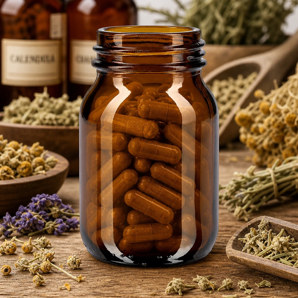75ml Weithalsflasche Braunglas mit DIN 40 Mündung 75ml Braunglas Weithalsflasche DIN 40 für professionelle Lagerung von Kapseln und Pharmazeutika bei Pacadura