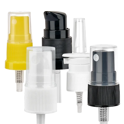 Schraubverschlüsse 18mm - mit Spray- und Pumpkopf